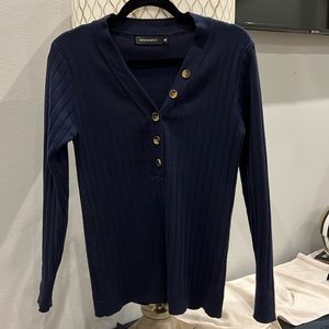 Navy sweater